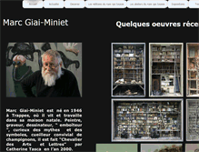 Tablet Screenshot of marc-giai-miniet.com